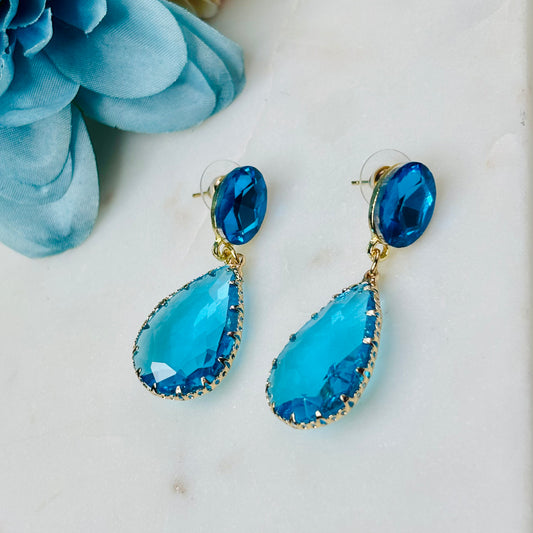 Azure Dream Teardrop Earrings