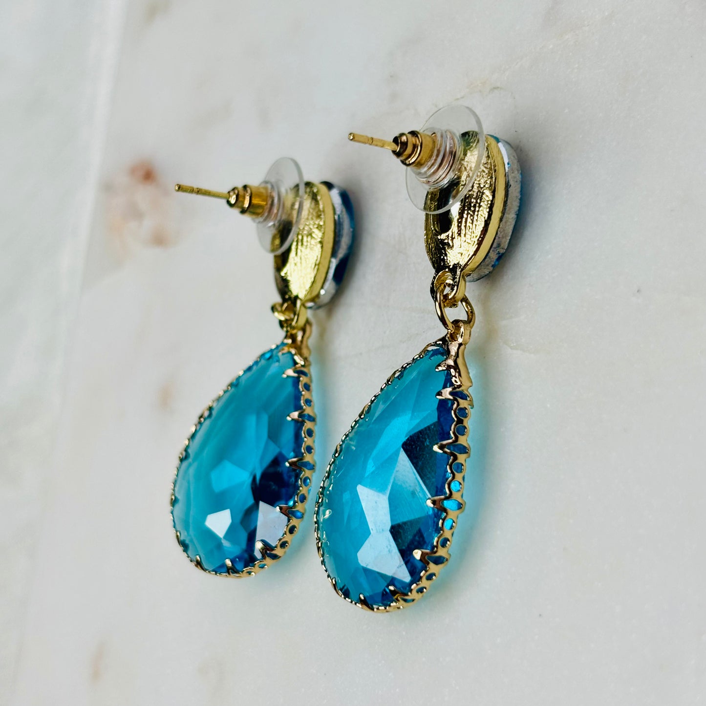 Azure Dream Teardrop Earrings