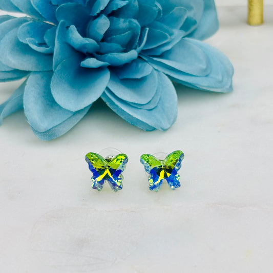 Aurora Butterfly Studs