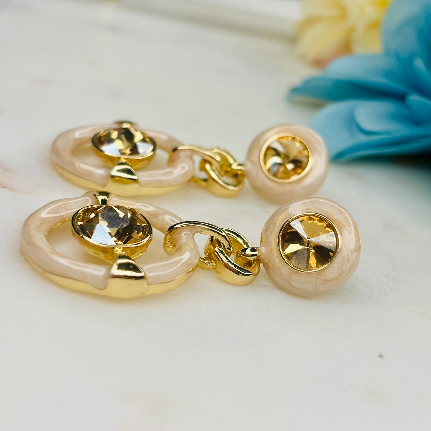 Peach Dream Danglers