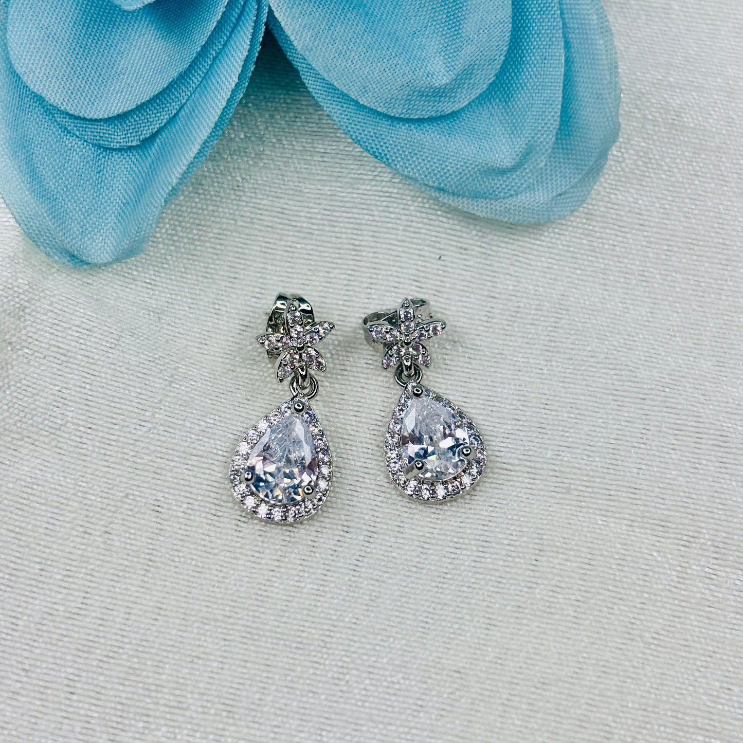 Star Teardrop Danglers