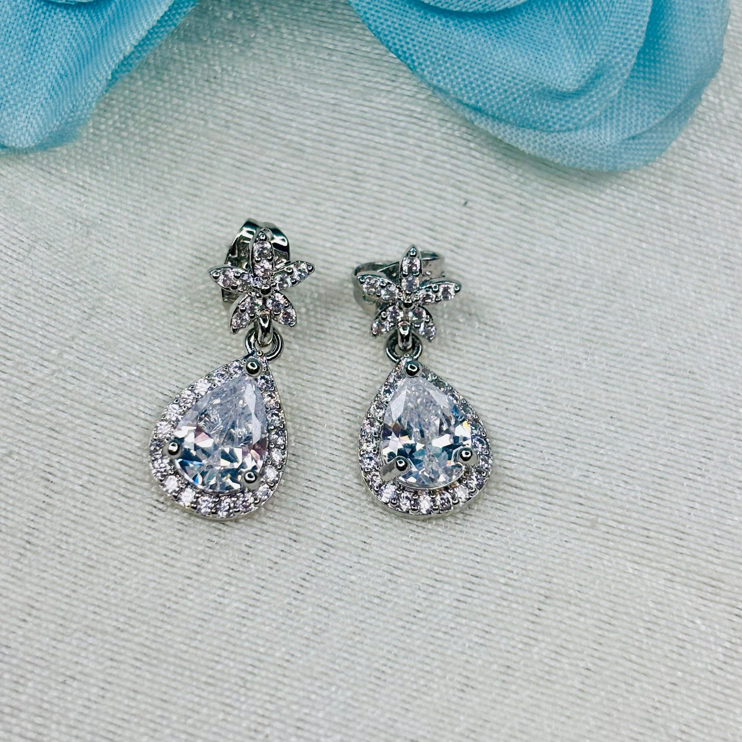 Star Teardrop Danglers