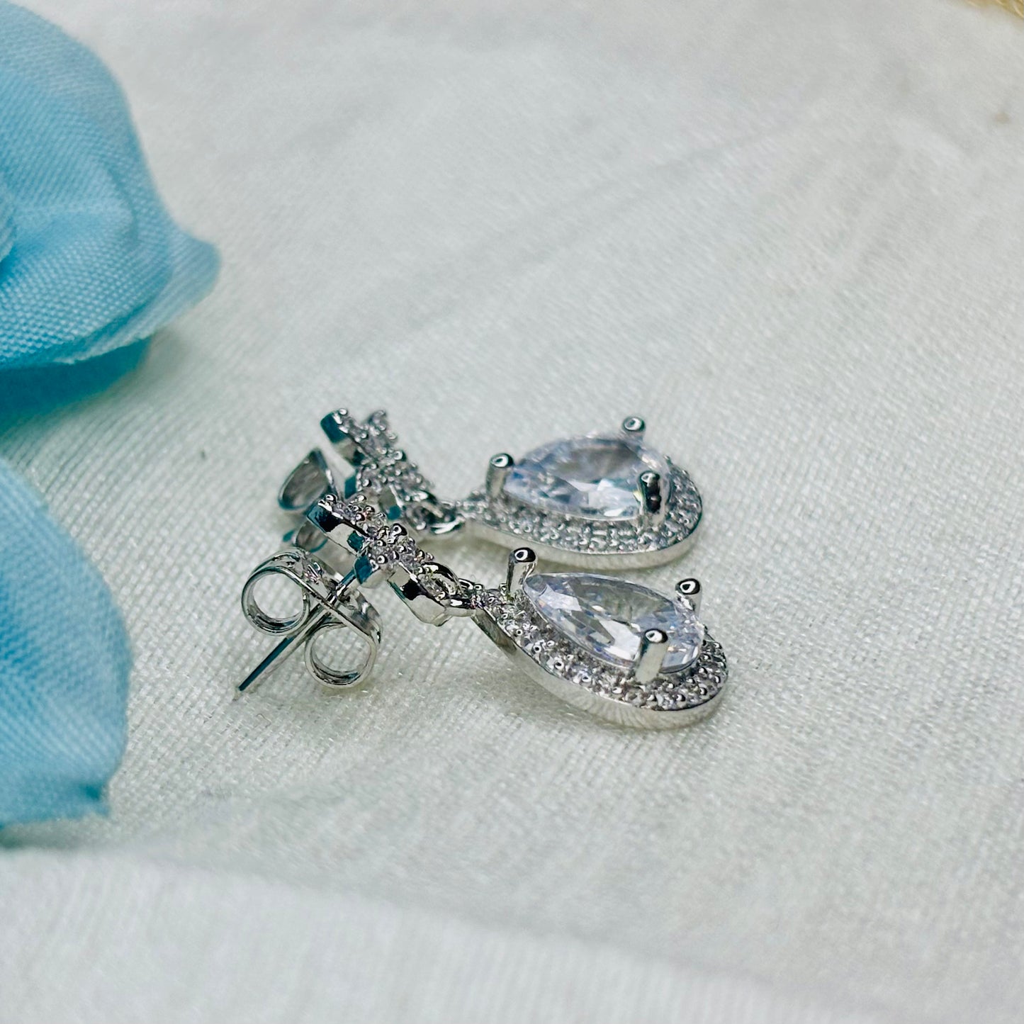 Star Teardrop Danglers