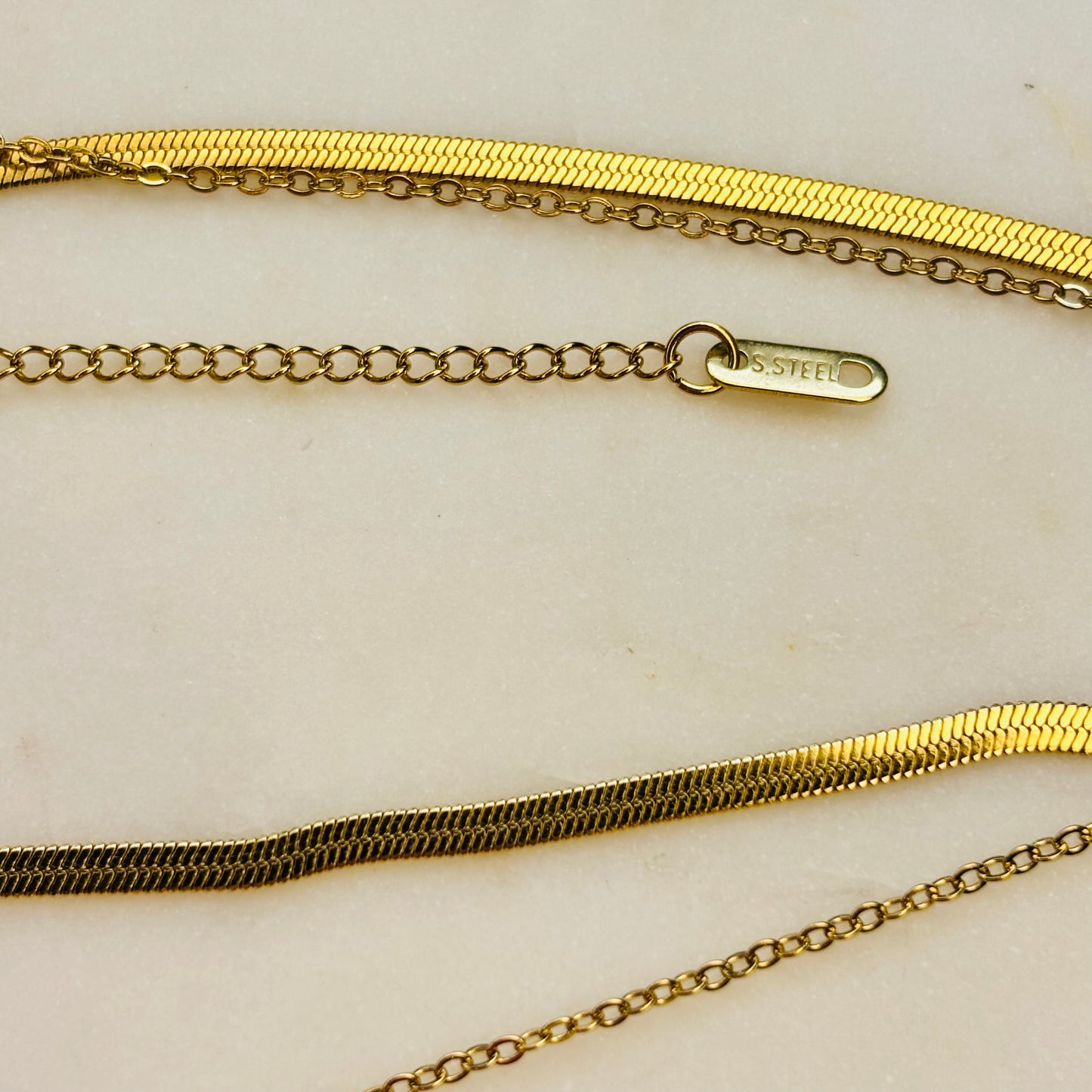 Evil-Eye Heart Layered Necklace