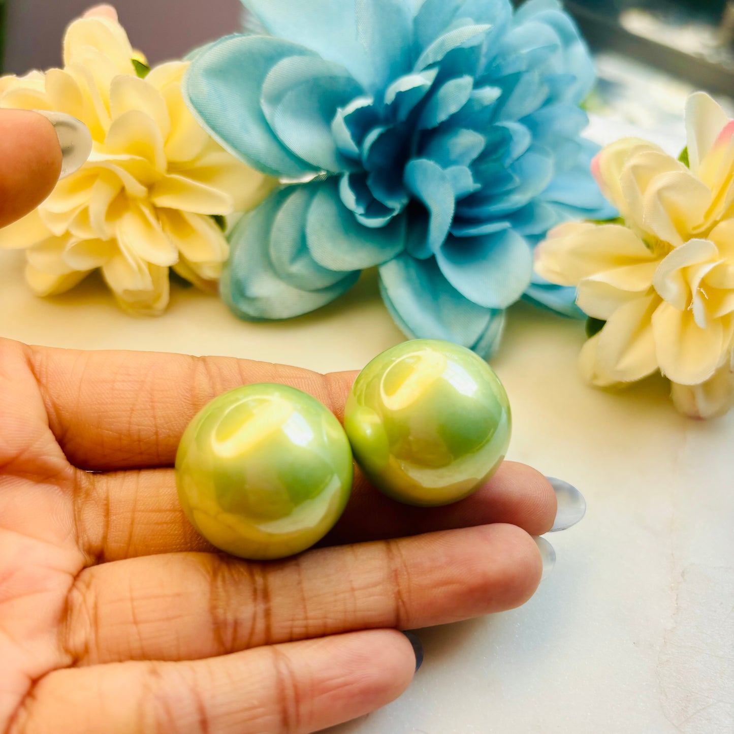 Forest Pearl Studs