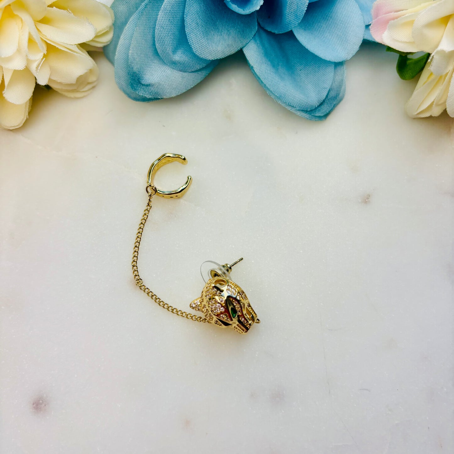 Leopard Earring & Cuff