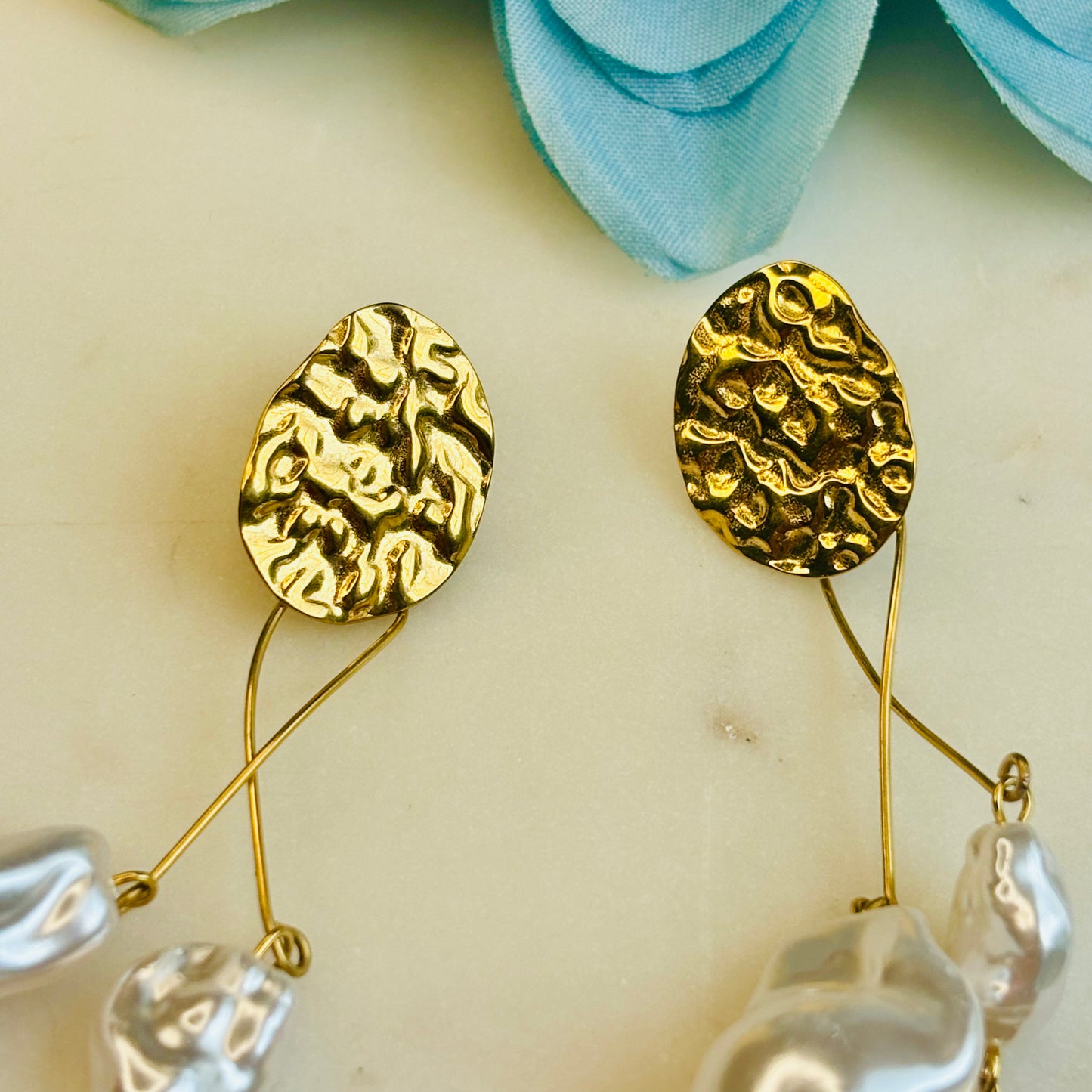 Baroque Pearl Statement Drops