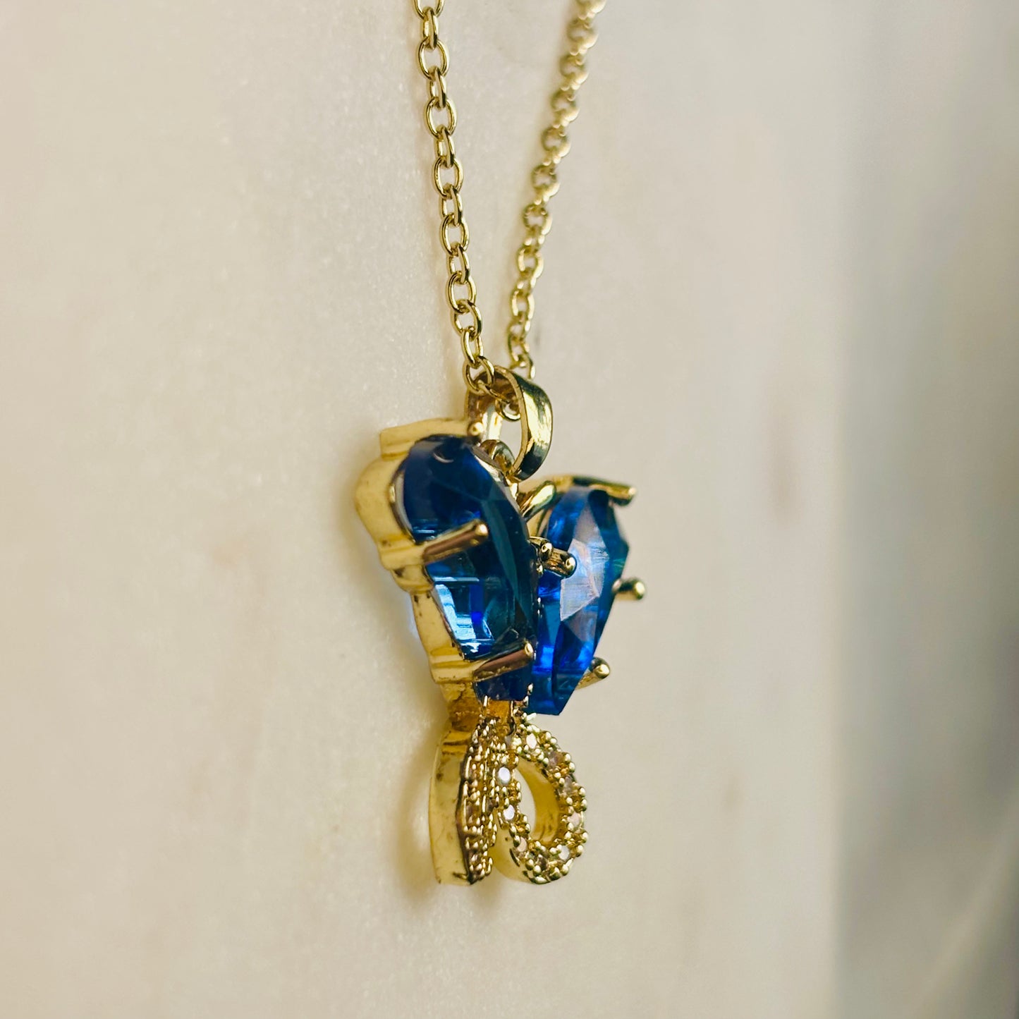 Midnight Dusk Butterfly Necklace