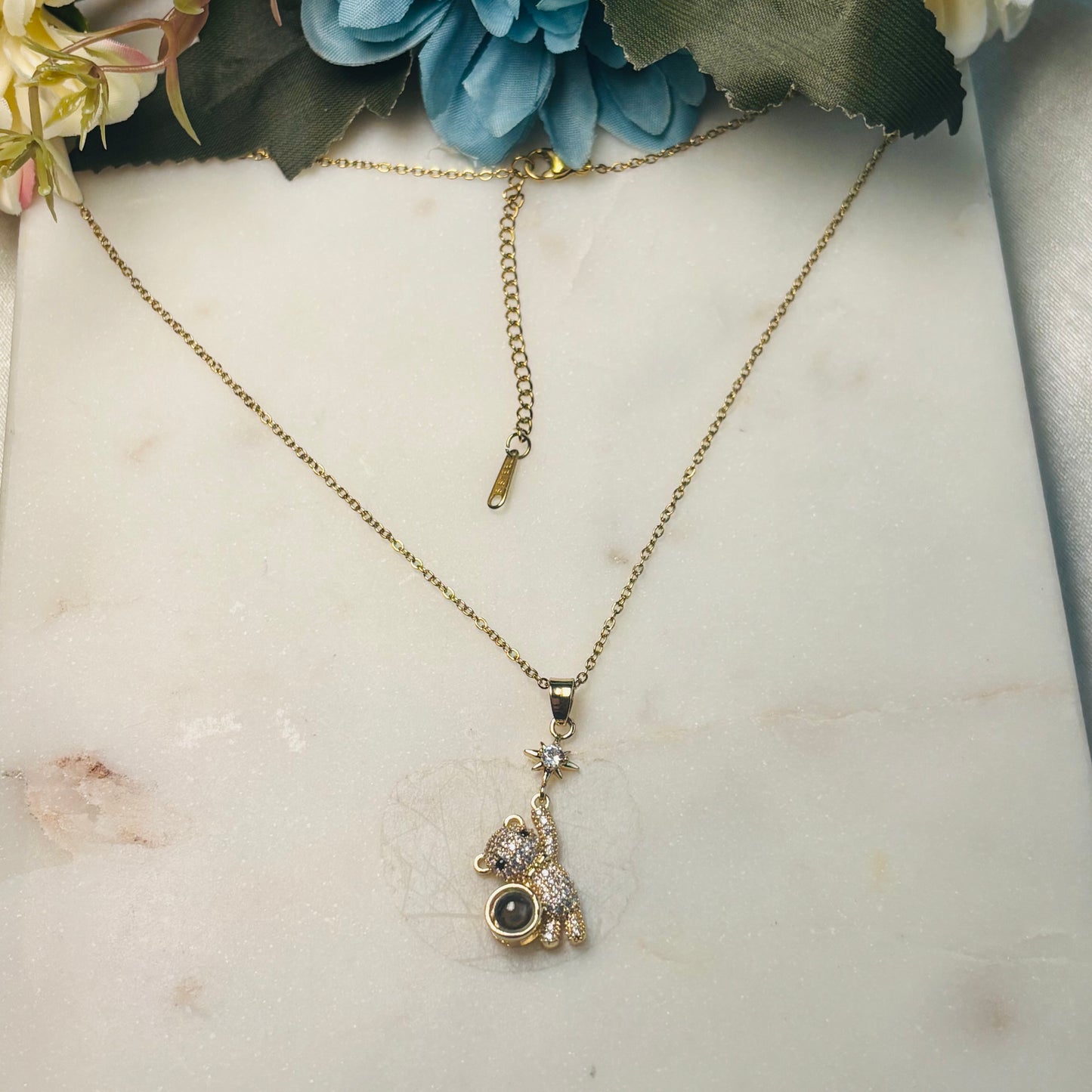 Sparkle Teddy necklace