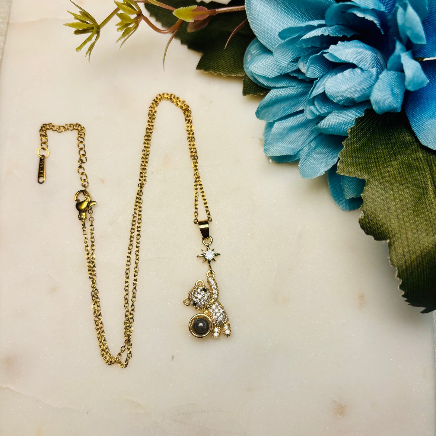 Sparkle Teddy necklace