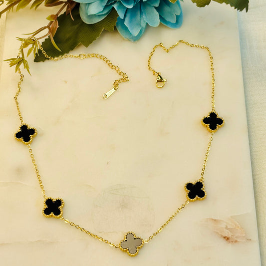 Black Clover Necklace