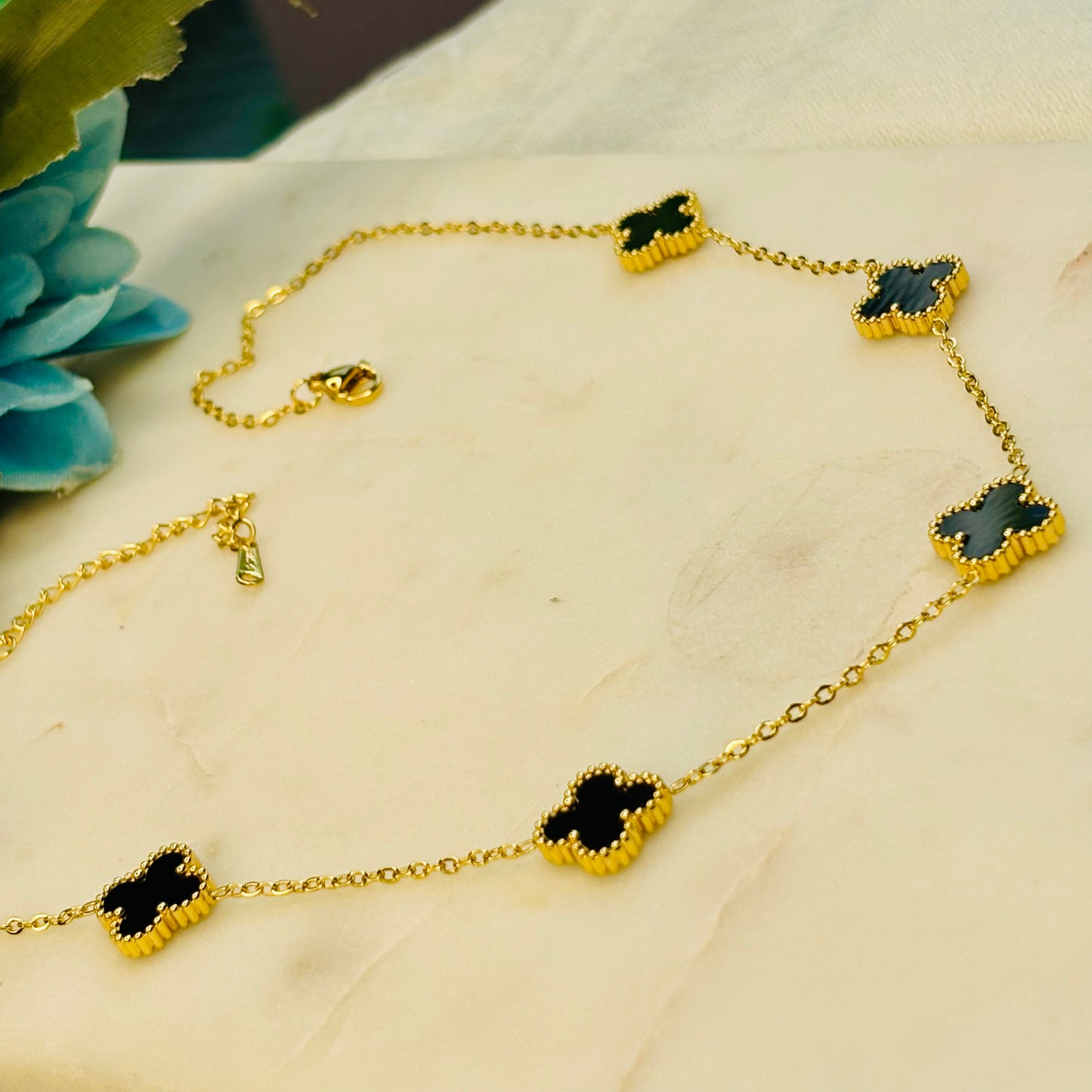 Black Clover Necklace