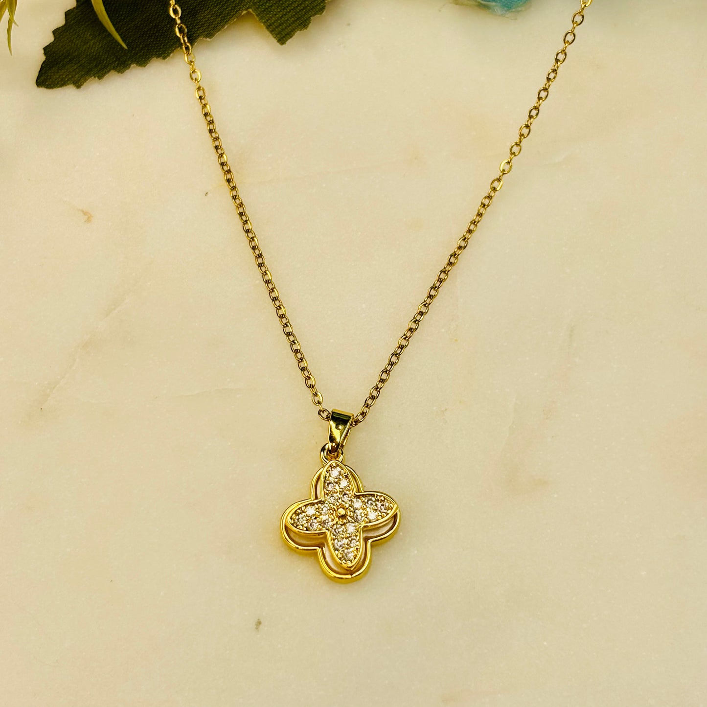 Double Clover Necklace