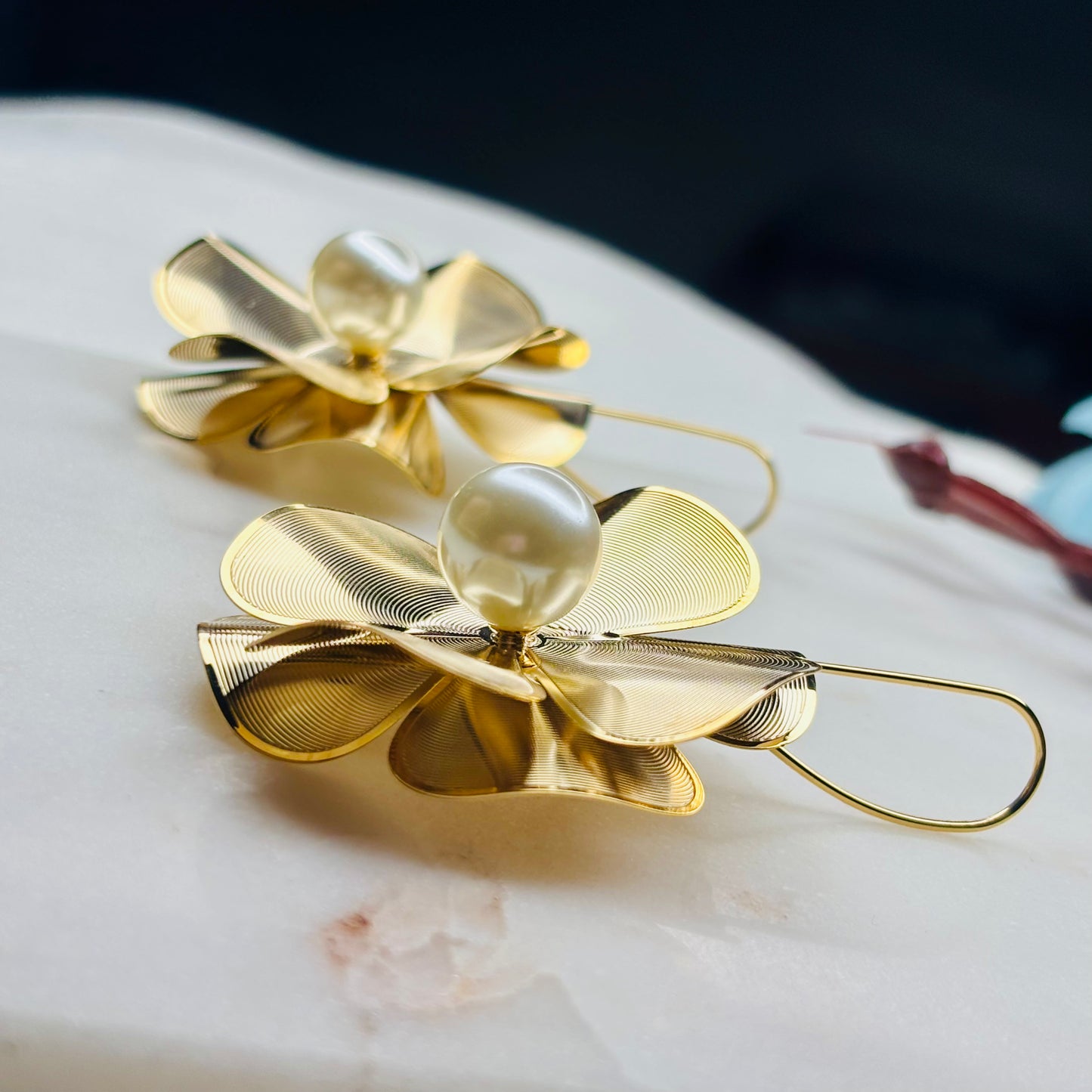 Golden Bloom Earrings
