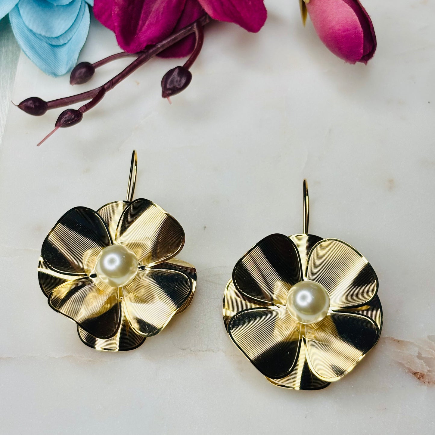 Golden Bloom Earrings