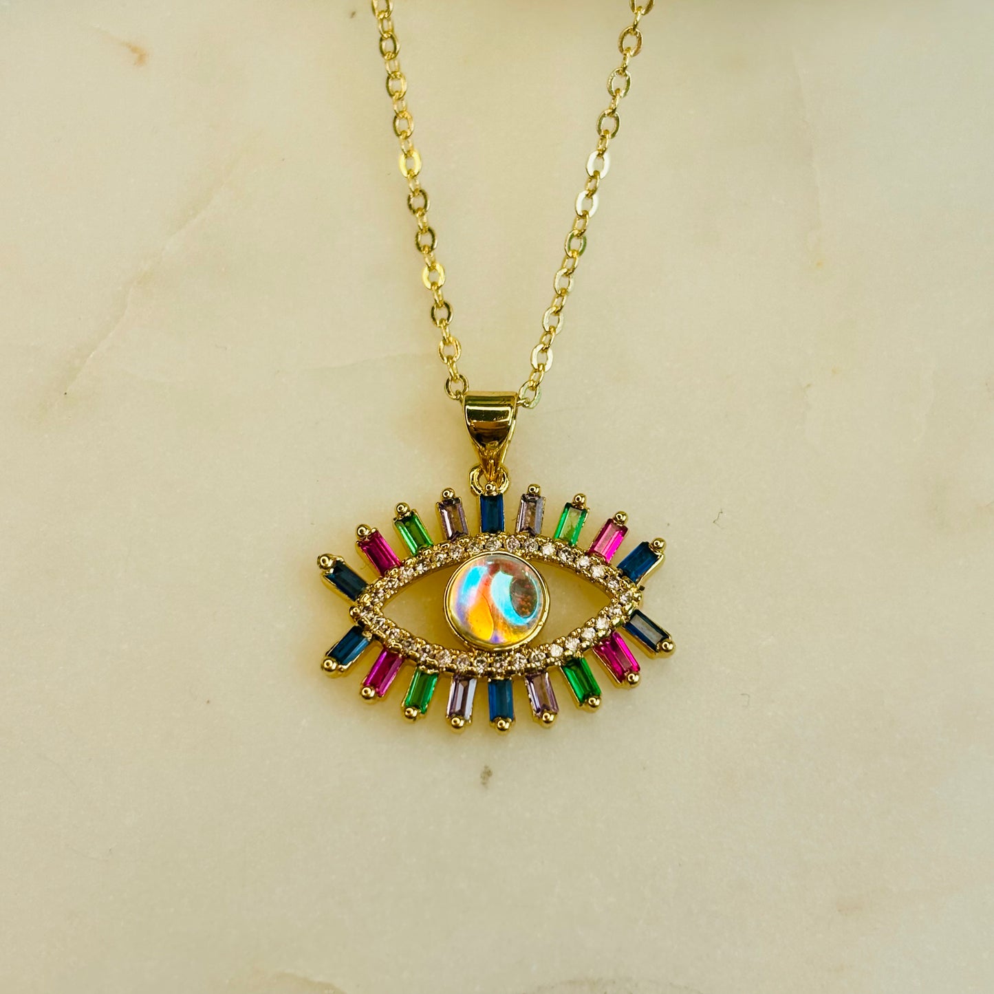 Evil Eye Prism Pendant