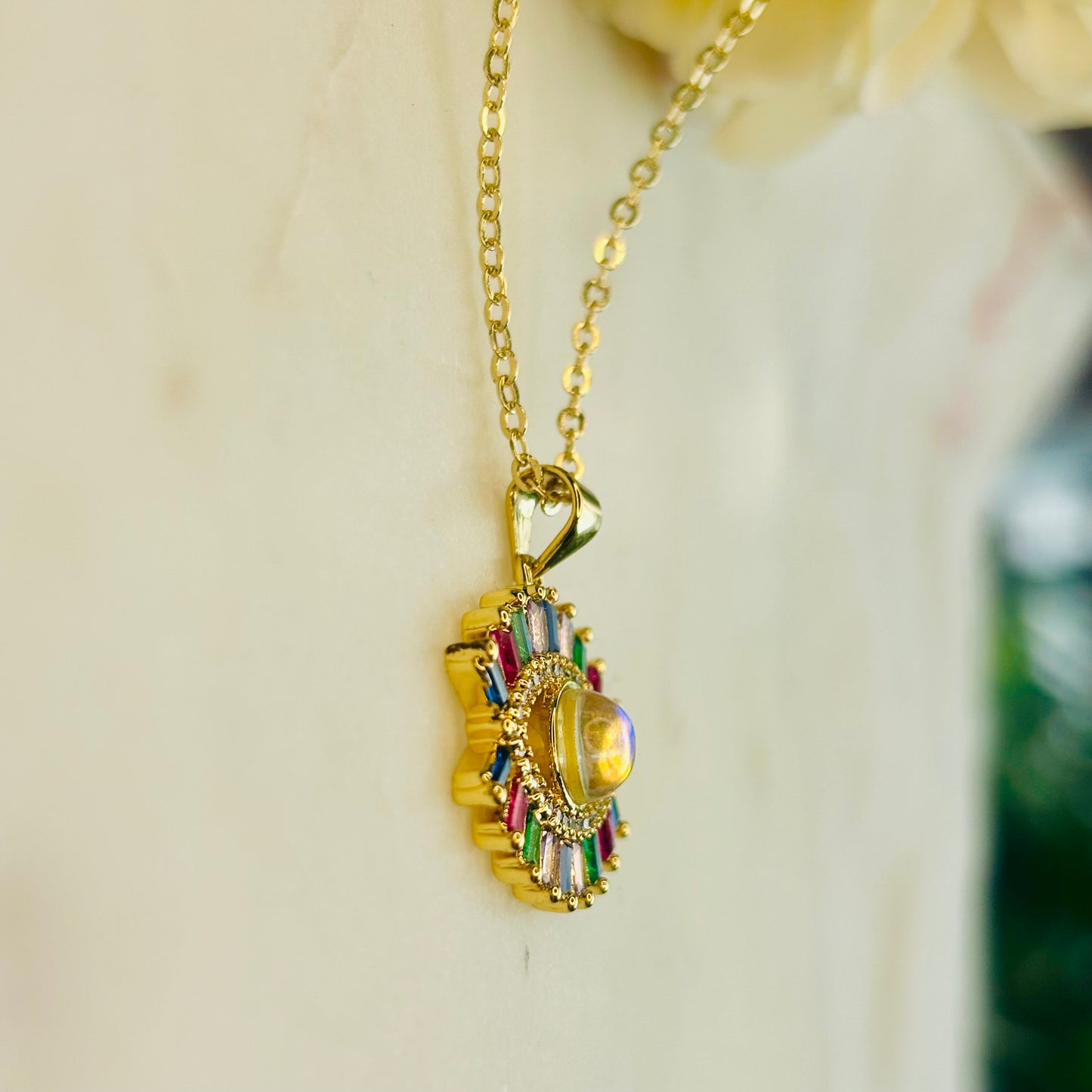 Evil Eye Prism Pendant