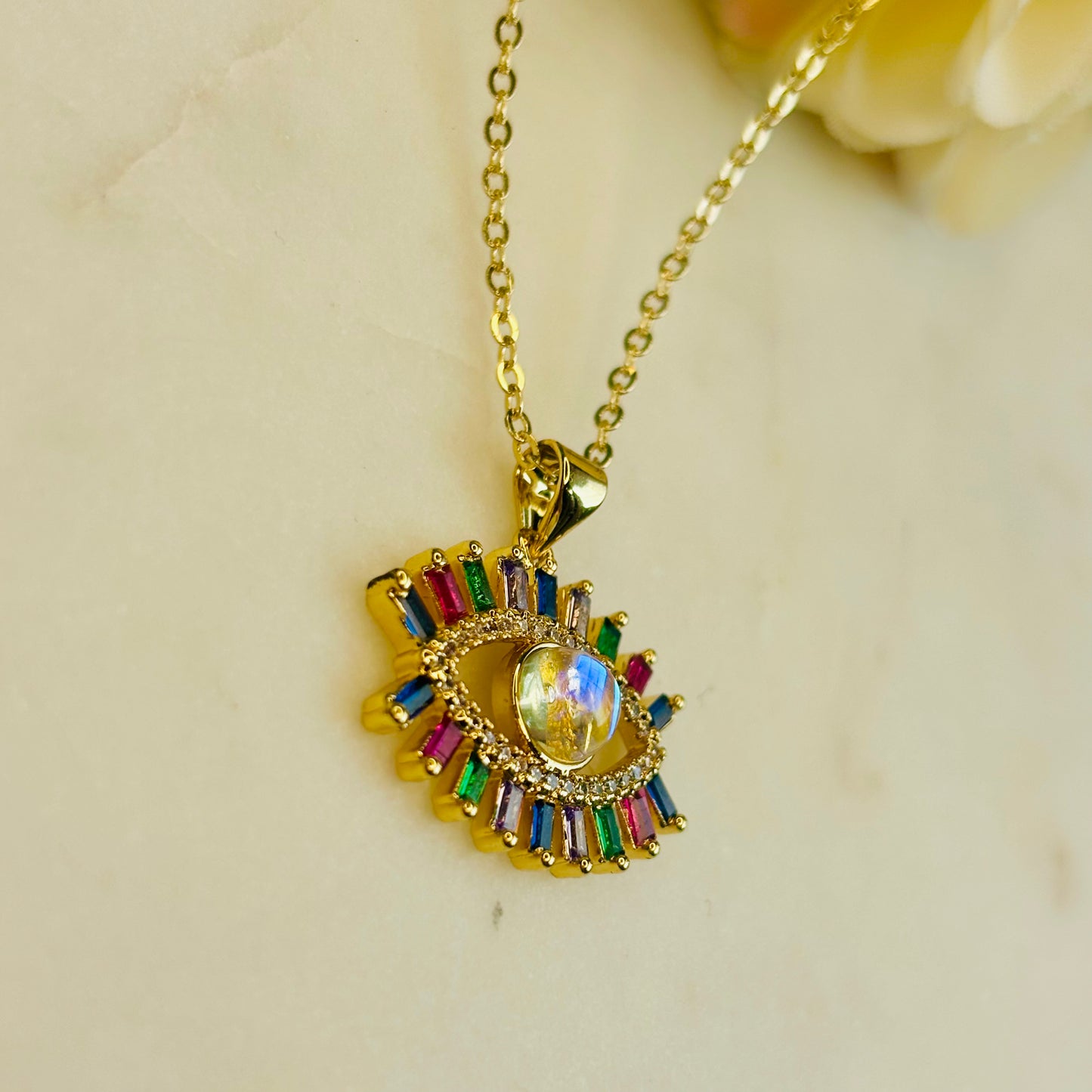 Evil Eye Prism Pendant