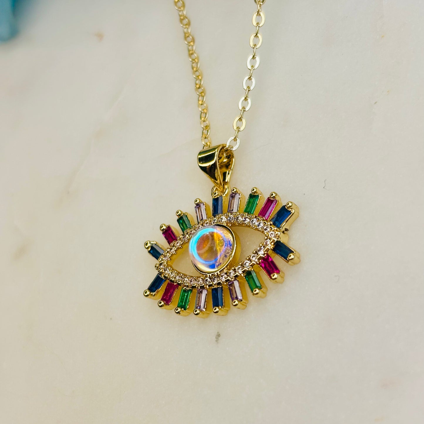 Evil Eye Prism Pendant