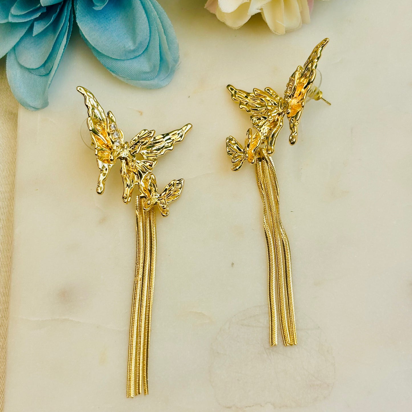 Butterfly Cascade Earrings