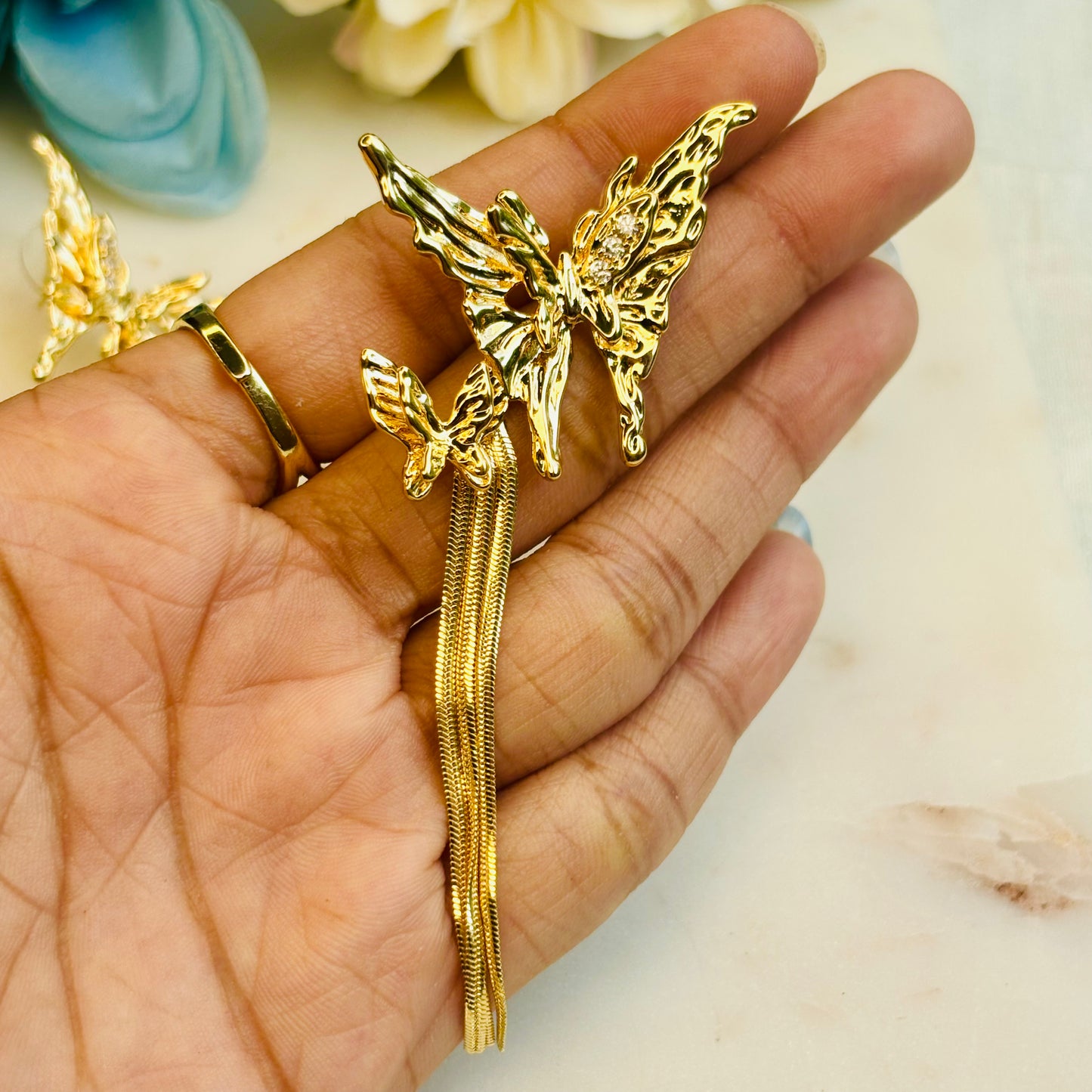 Butterfly Cascade Earrings