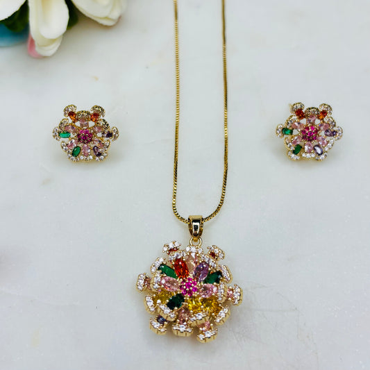 Iris-Bloom Crystal Set