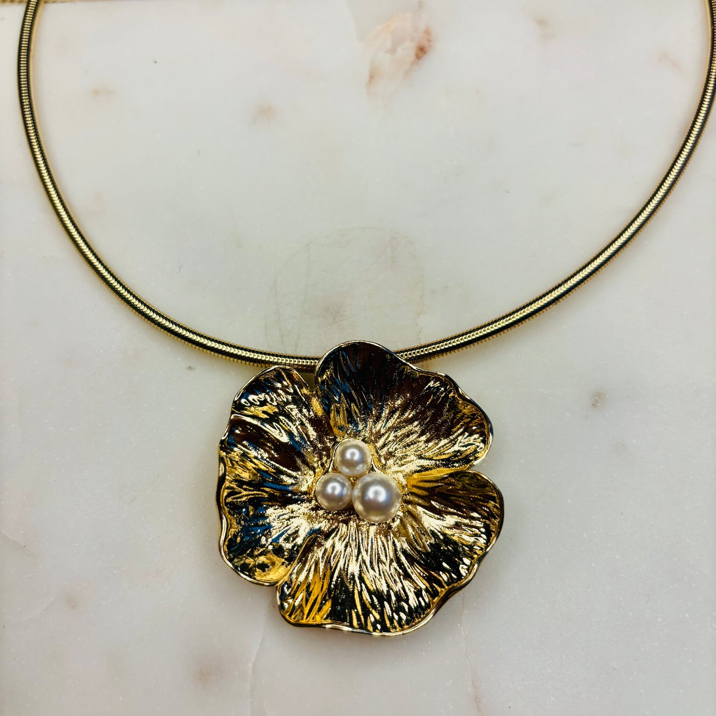 Bloom Flexible-Hasli Necklace