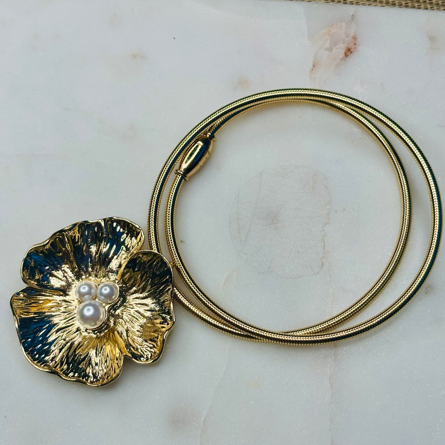 Bloom Flexible-Hasli Necklace