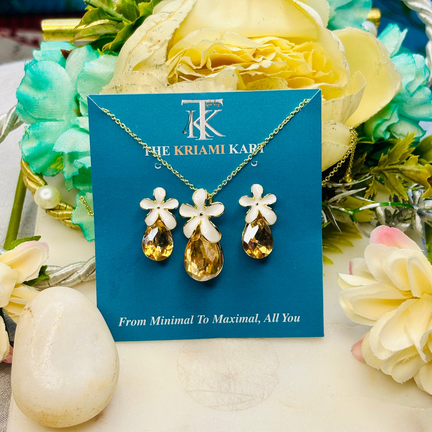 Golden Honey Flower Set