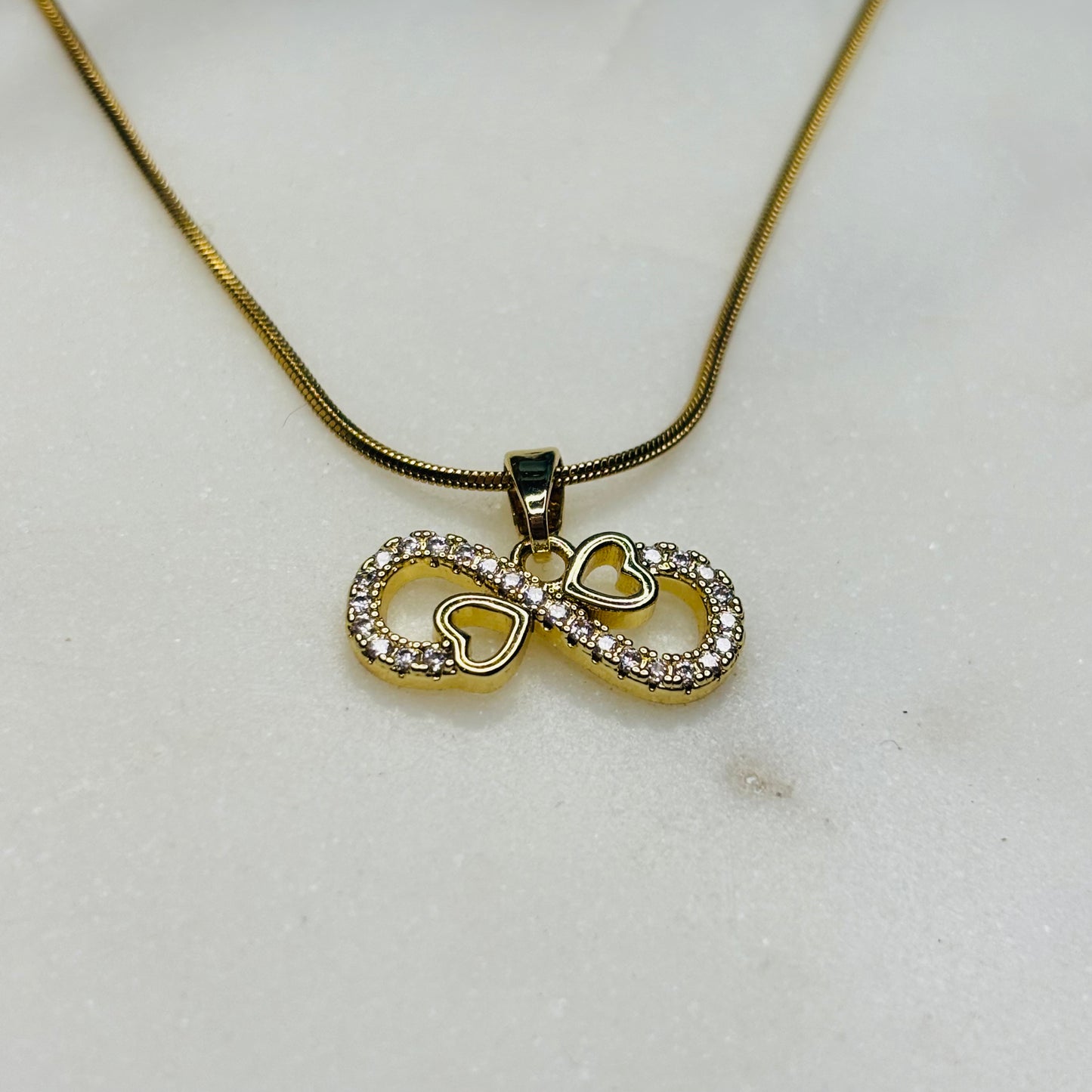 Heart Infinity Necklace