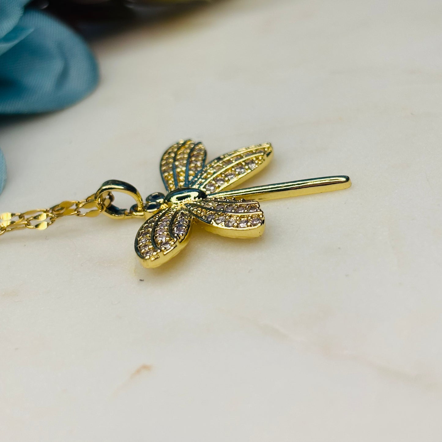 Dragonfly Sparkle Necklace